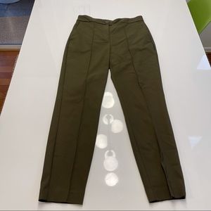 Express Green Stretch Dress Pants
